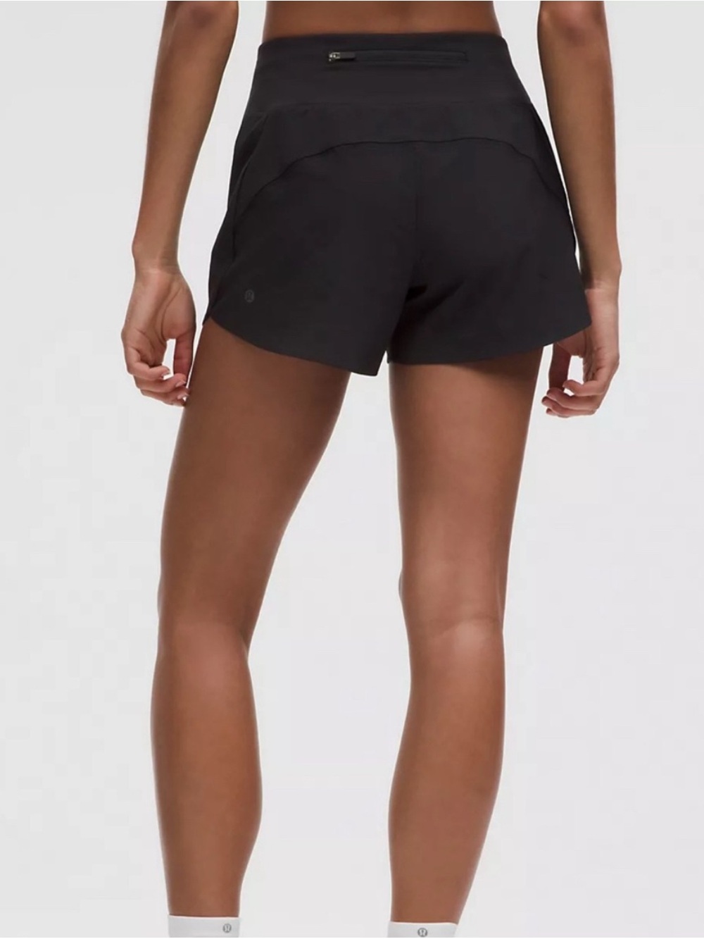 lululemon athletica Black High-Rise Athletic Running Shorts